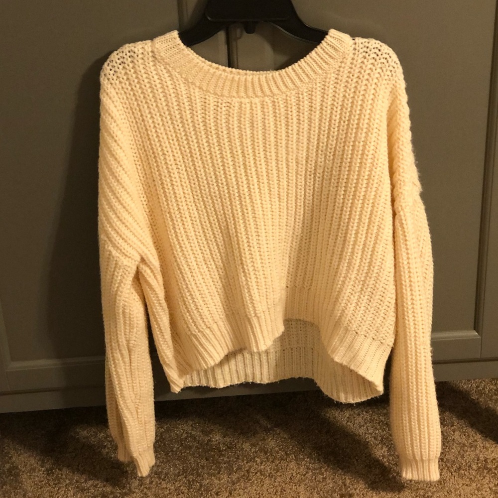 Cream sweater